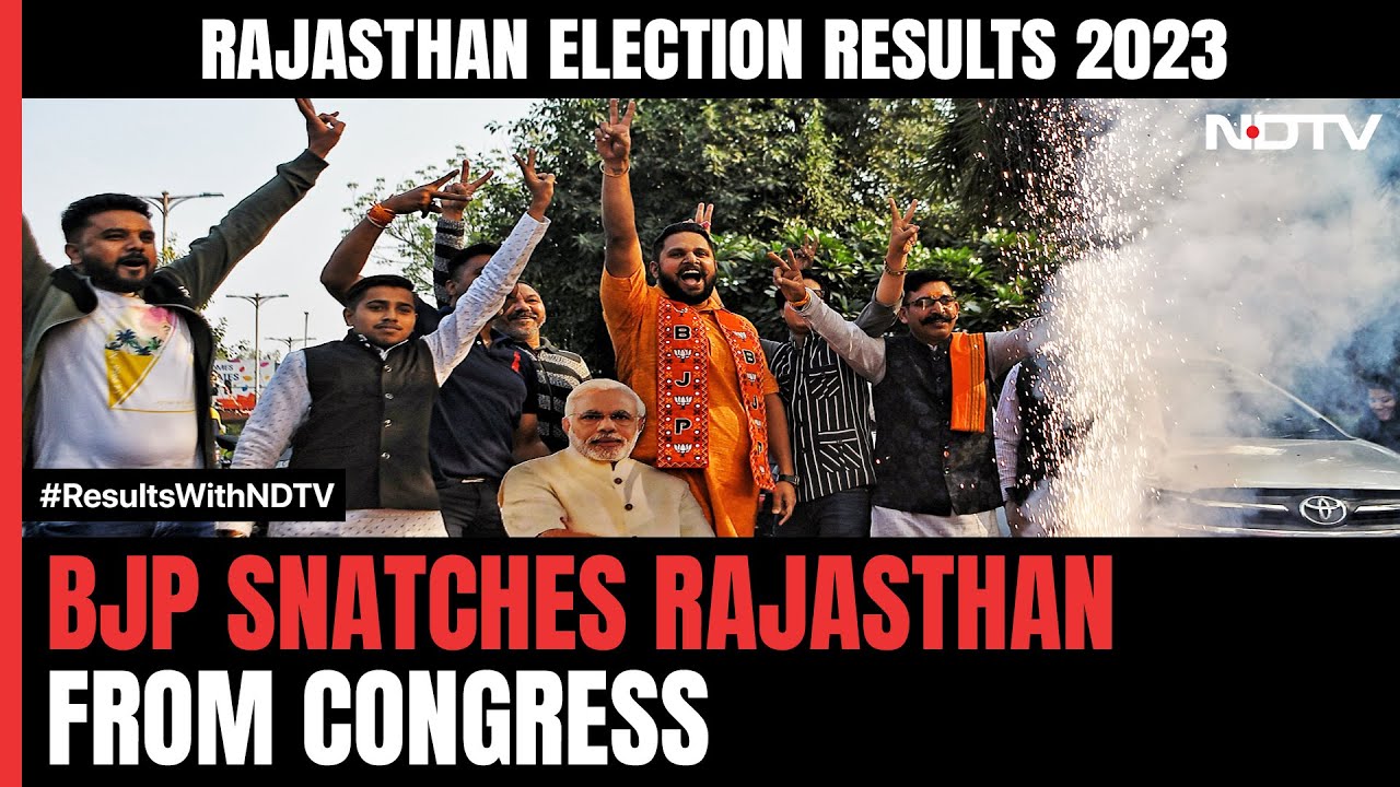 Rajasthan Election Results: BJP Wins Big In Rajasthan With 115 Seats