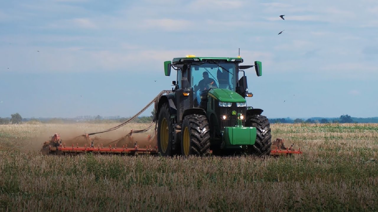 John Deere - Nowe 7R 7290 i Väderstad Carrier 820