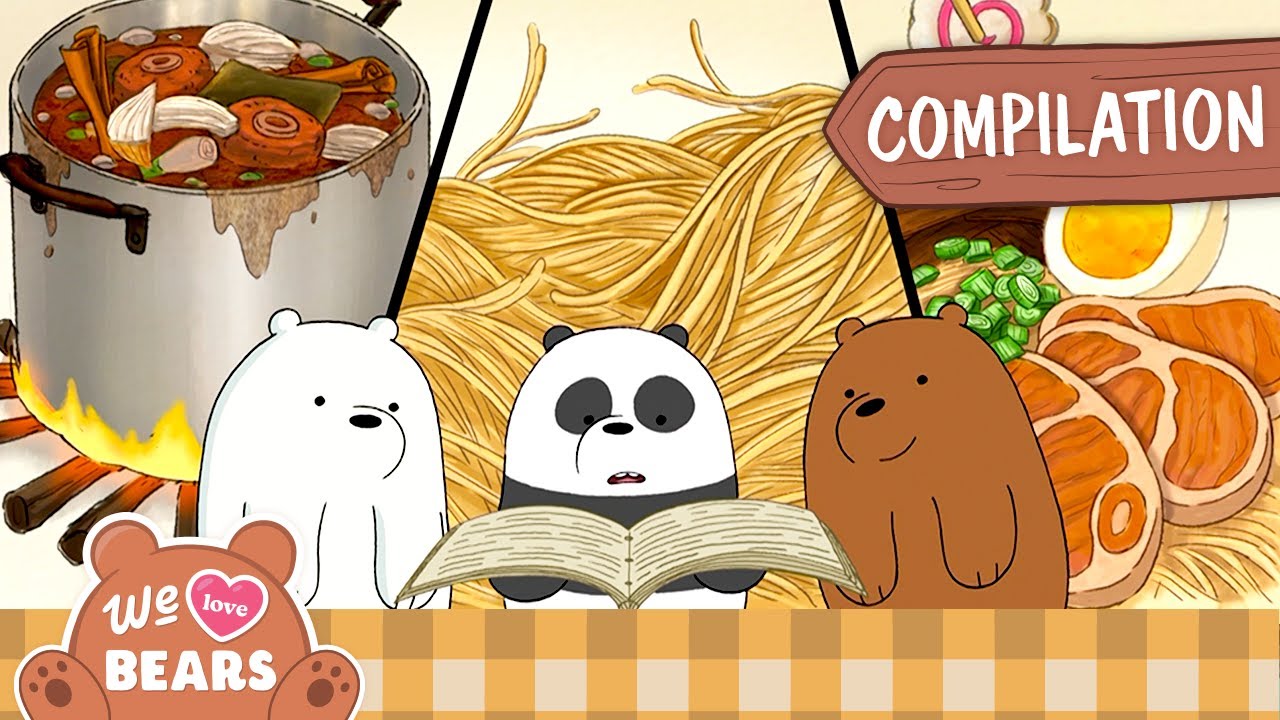Bears Go Full Mukbang Mode! | We Bare Bears Compilation | Cartoon Network | Cartoons for Kids