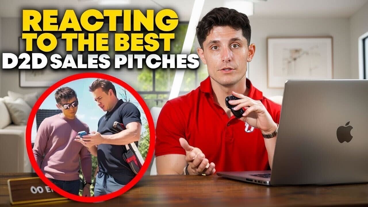 Reacting to (BEST) Door To Door Sales Pitches 💸🔥
