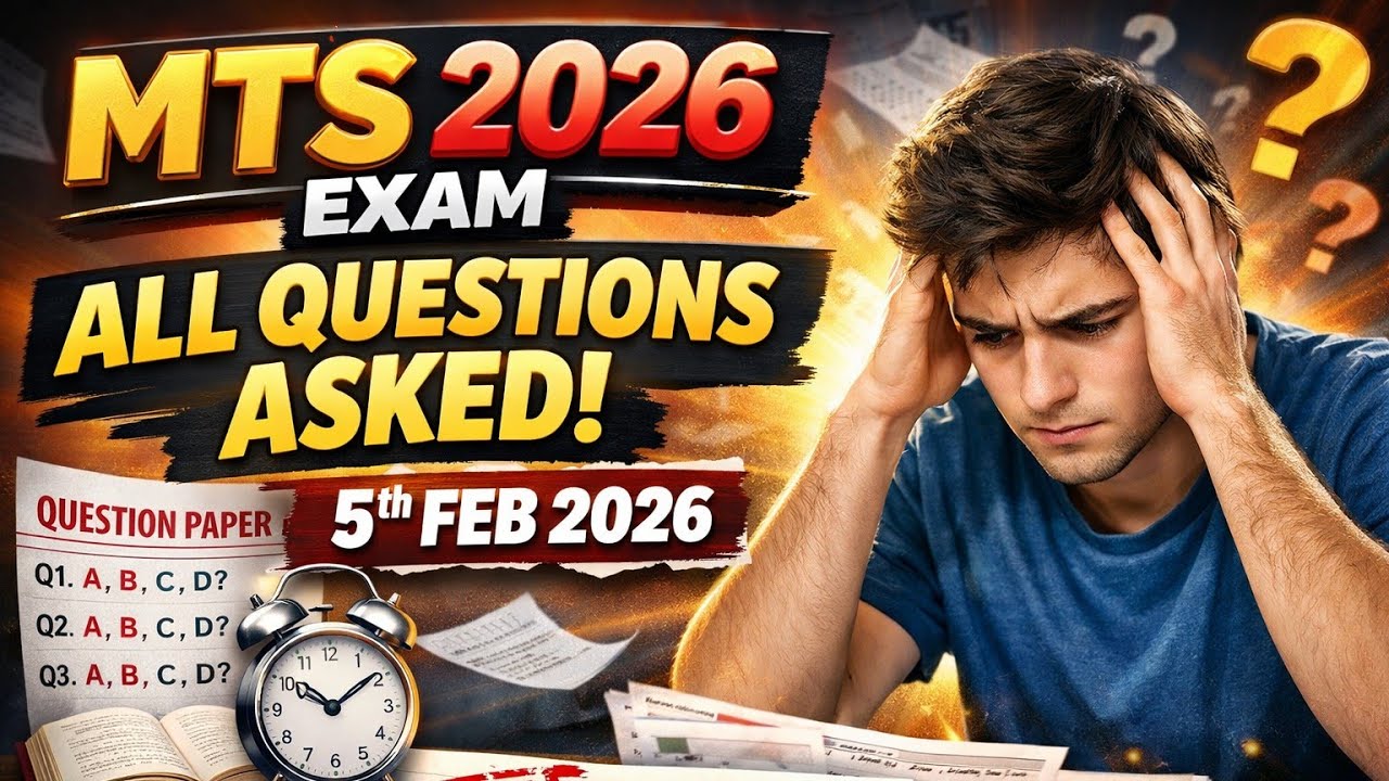 MTS 5 Feb All Questions Asked In The Exam 2026