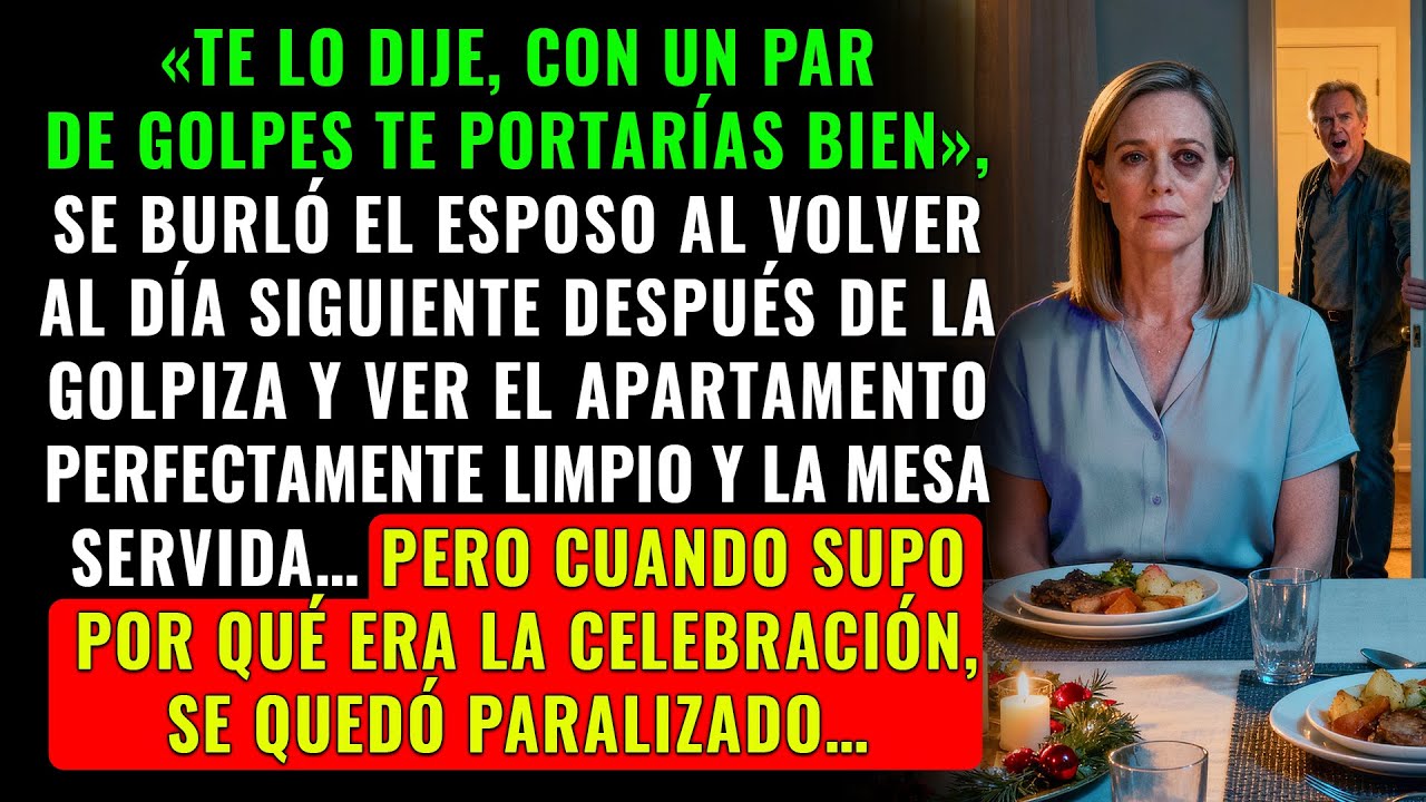 «Te lo dije, con un par de golpes te portarías bien», dijo el esposo, pero cinco minutos después …