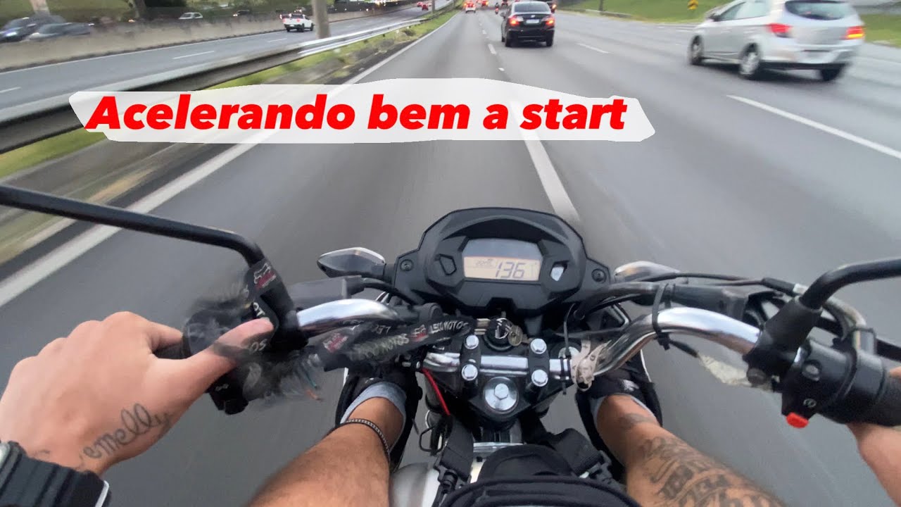 Acelerando bem a start na anchieta/trocando a lona traseira