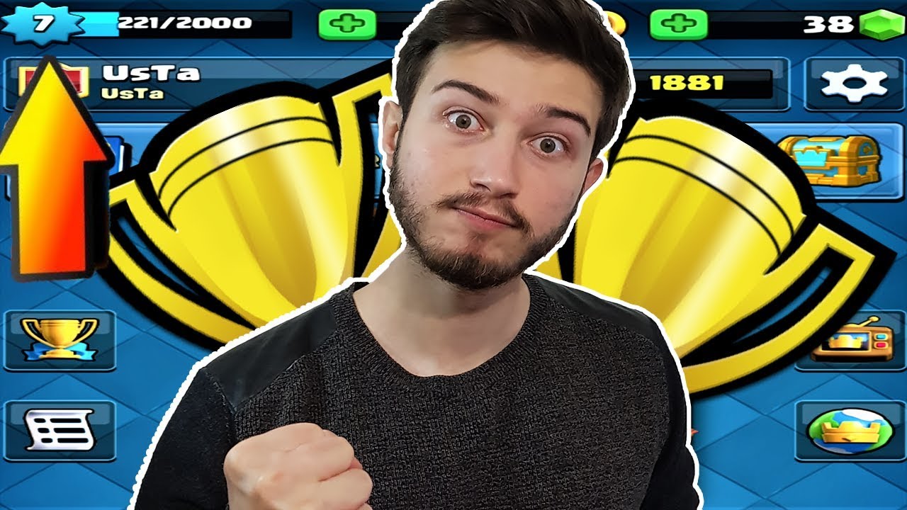EZİK HESAPLA EFSANEVİ ARENA İ&Ccedil;İN SAVAŞIYORUM - Clash Royale