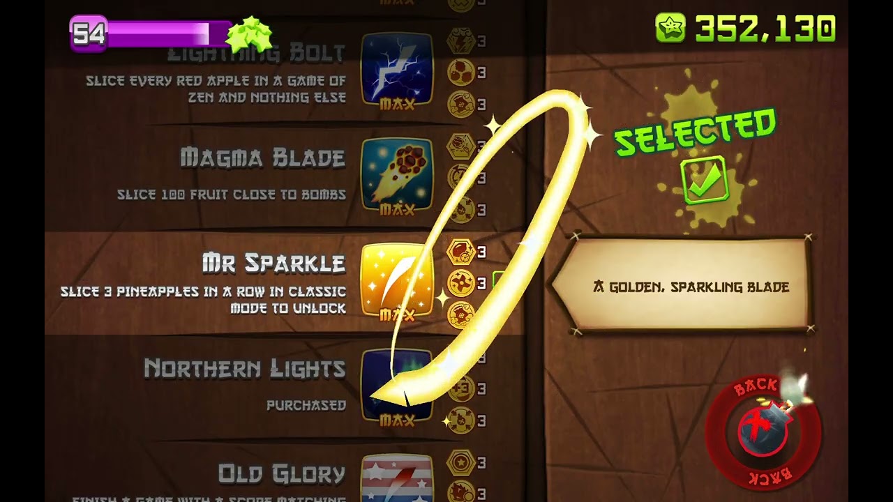 Fruit Ninja Classic v3.22.0 - All Blades and Dojos