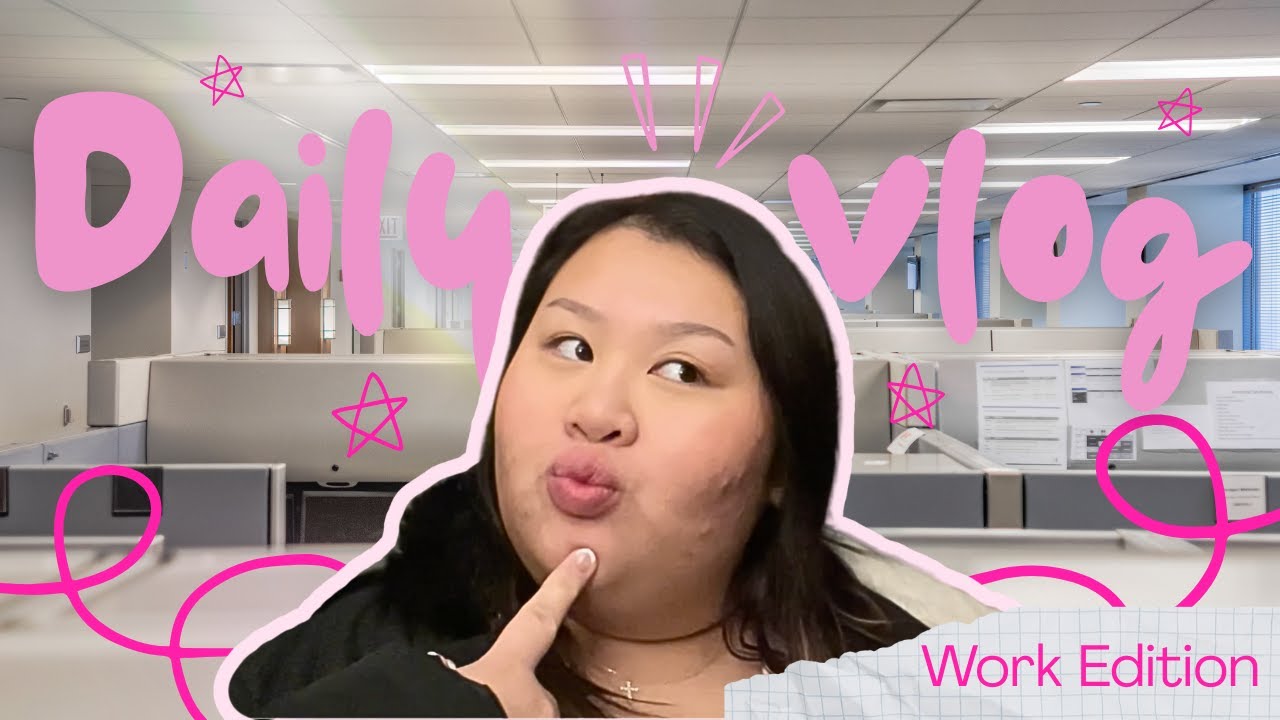 Realistic Work Vlog | 8-5 in office, healthy eating, xmas decorating, busy 5-9