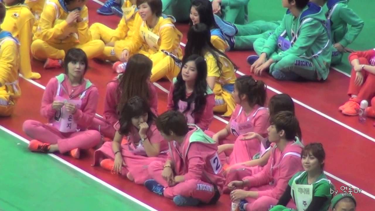 130128 아육대 나은 합류