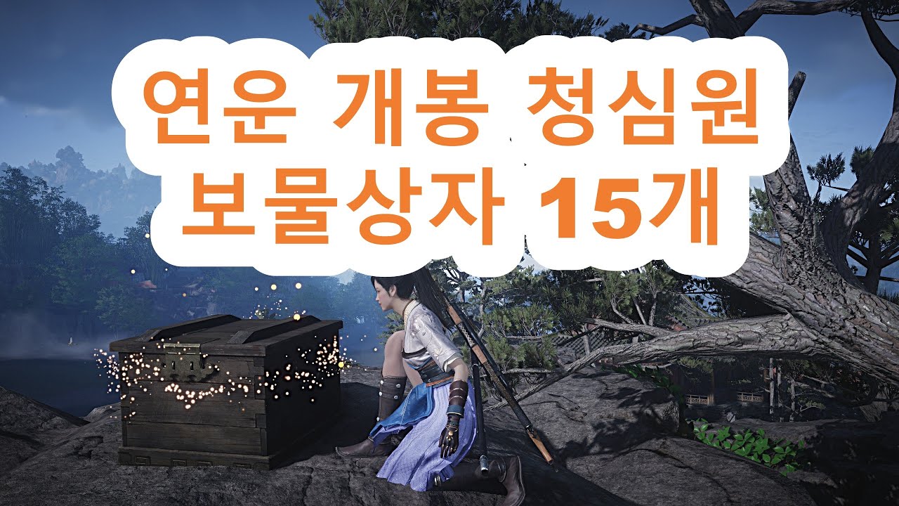 연운 개봉 청심원 보물상자 15개