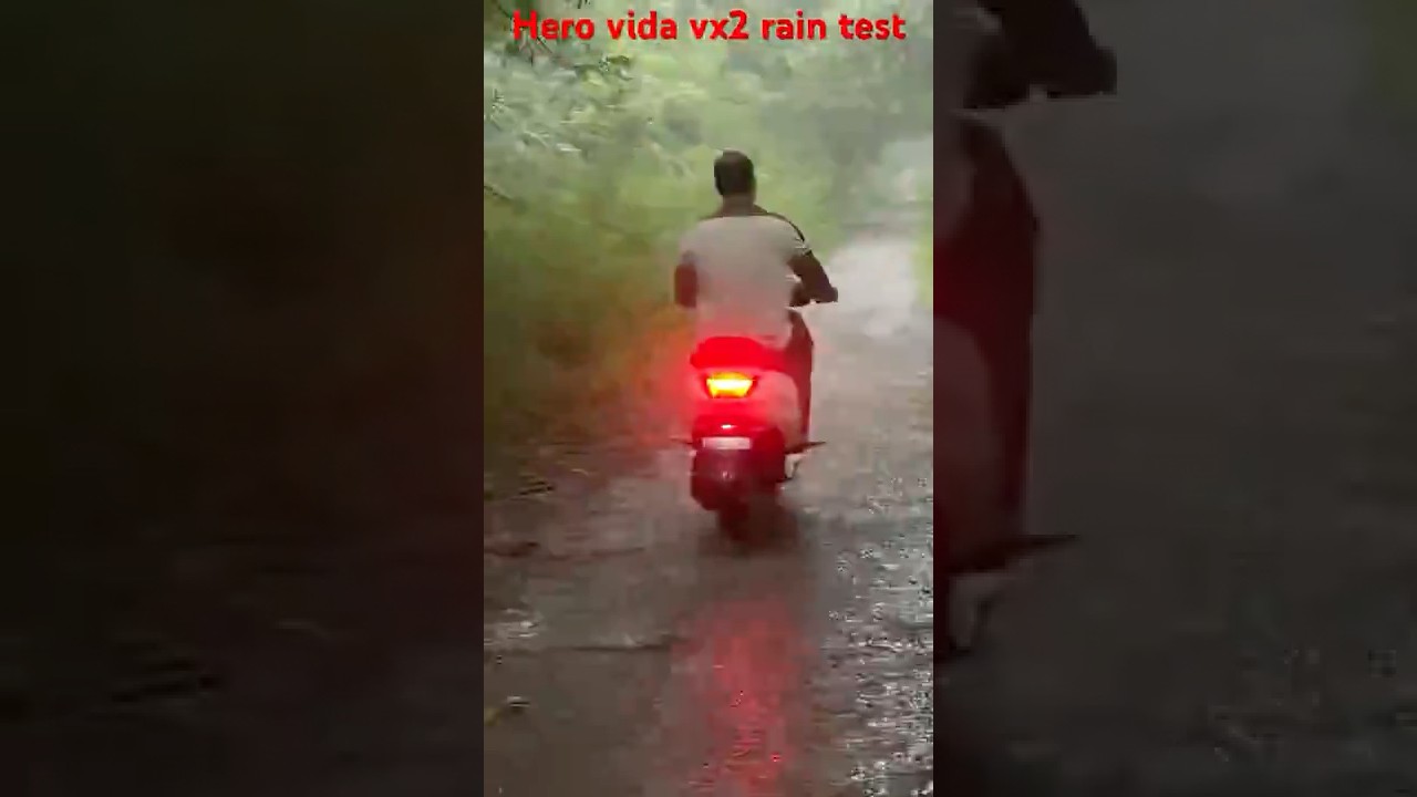 Hero Vida Vx2 Plus Rain Test 🌧️ | Waterproofing & Real Road Performance #Hero vida vx2