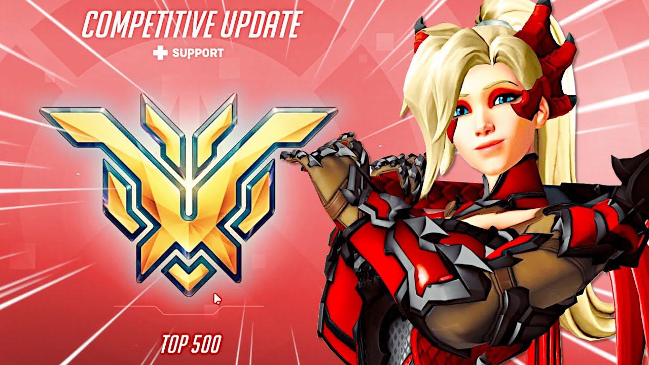 Climbing To *TOP 200* Mercy Solo Queue! ❤️👏 - Overwatch 2