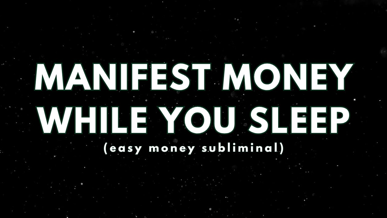 Manifest Money While You Sleep 💸 {easy money subliminal}