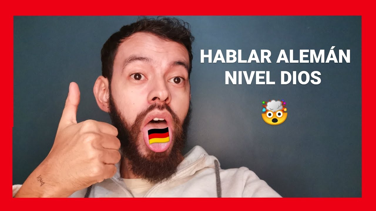 HABLAR ALEMÁN FLUIDO 🔴   (NIVEL DIOS) 😱⬆️ Clase de alemán GRATIS ⛔(A1-A2-B1-B2)👀