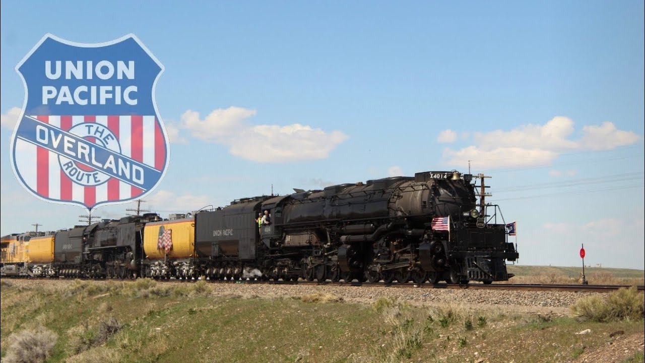 Union Pacific  BigBoy #4014 and UP #844 from Ogden, Utah to Rock springs, Wyoming