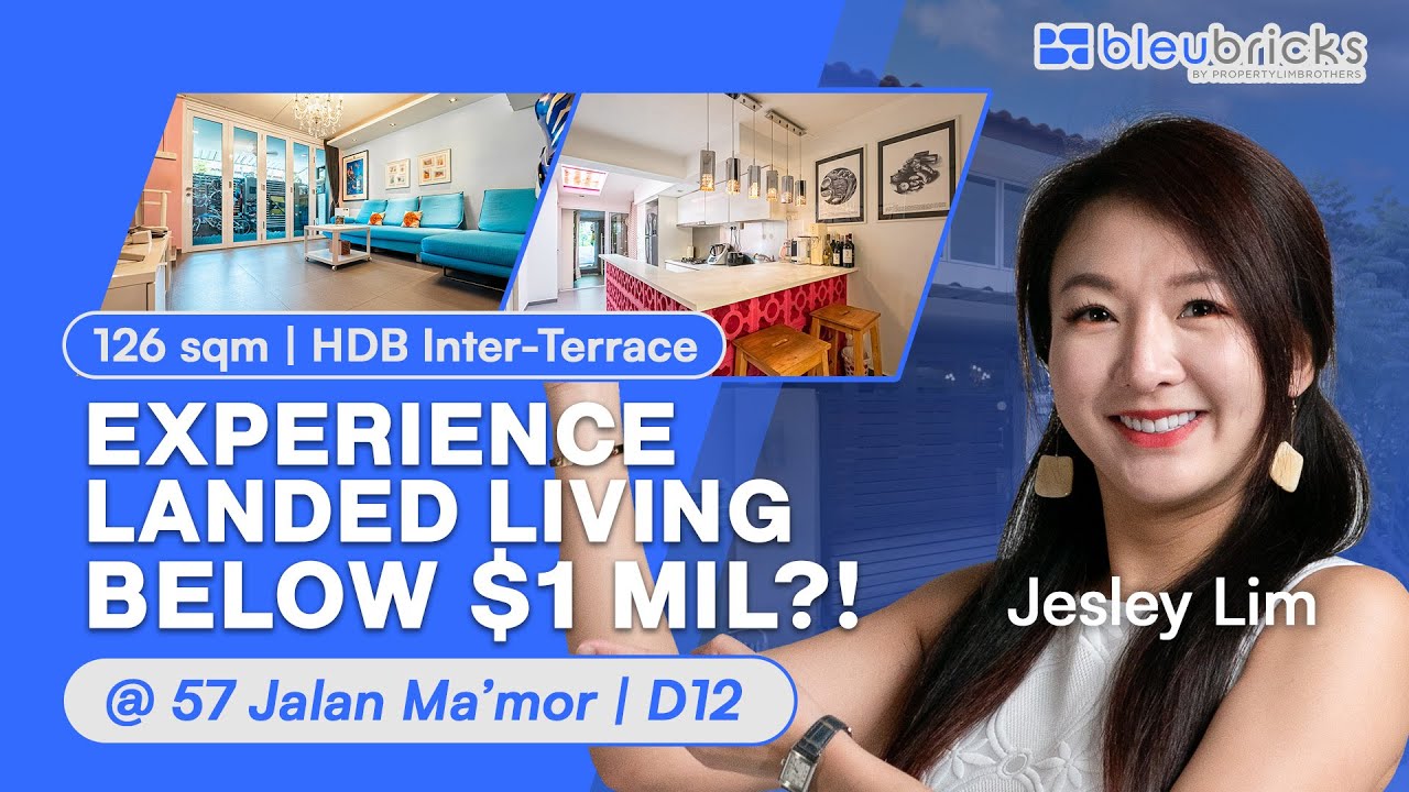 Singapore Landed HDB | 57 Jalan Ma'mor | 126sqm |$990,000 | bleubricks By PLB | Jesley Lim