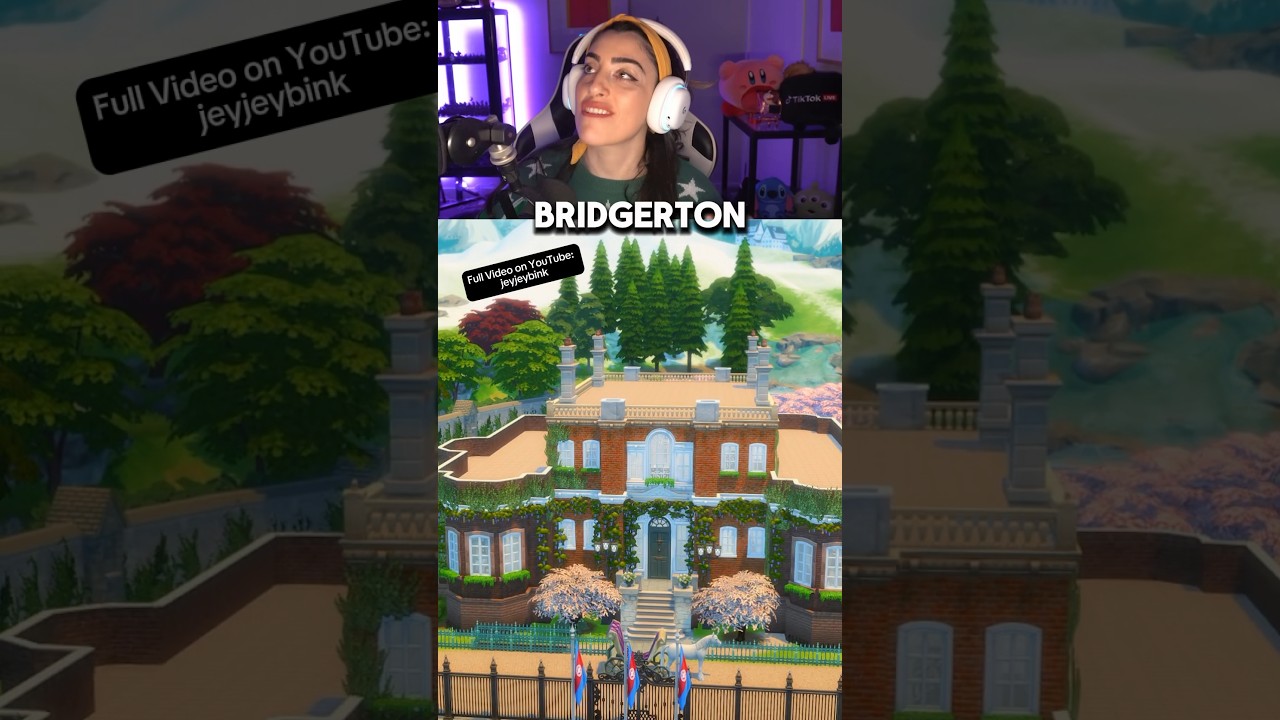 #eapartner 🐝 Bridgerton Mansion Tour | Sims 4 Build #sims4builds #bridgerton