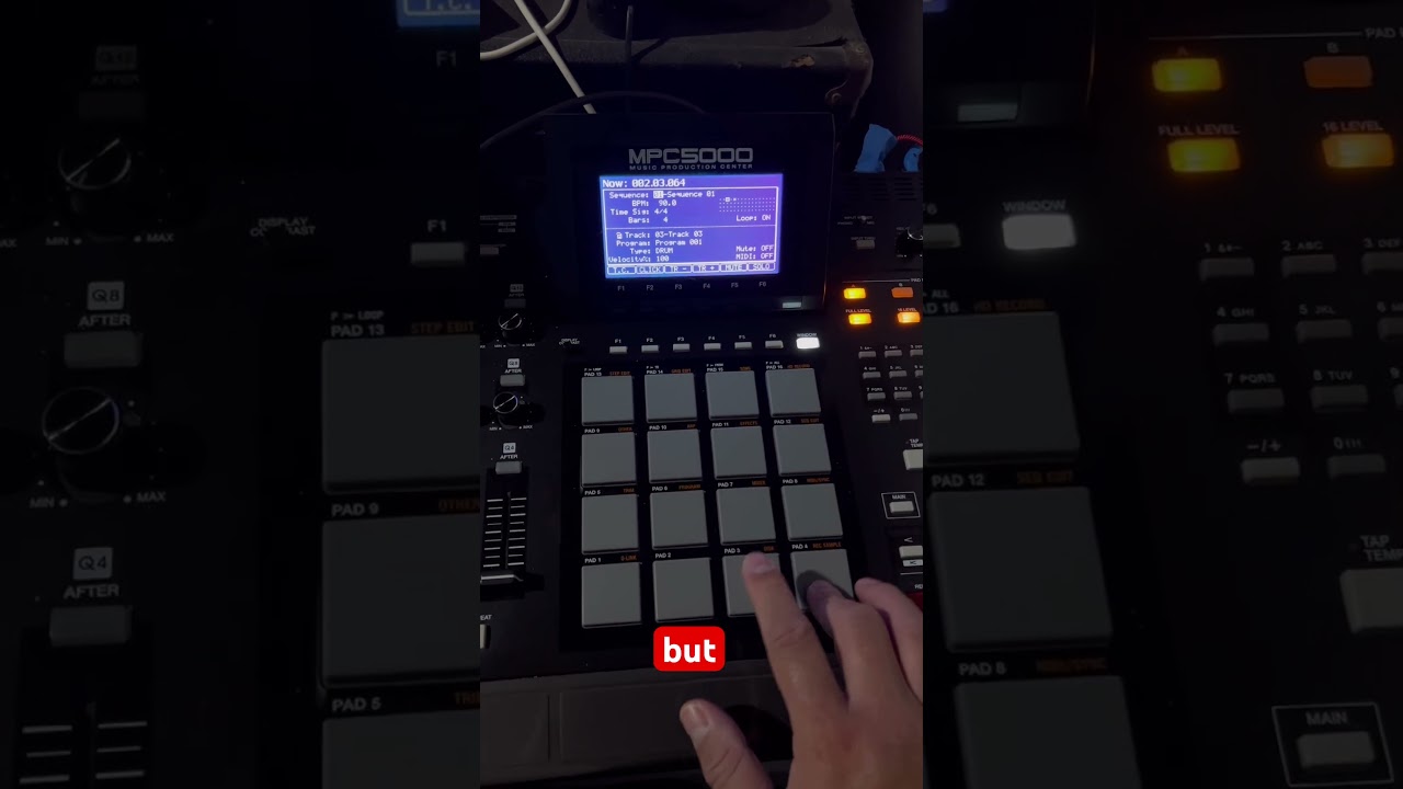 Akai MPC 5000 Lofi 12 bit sound effects