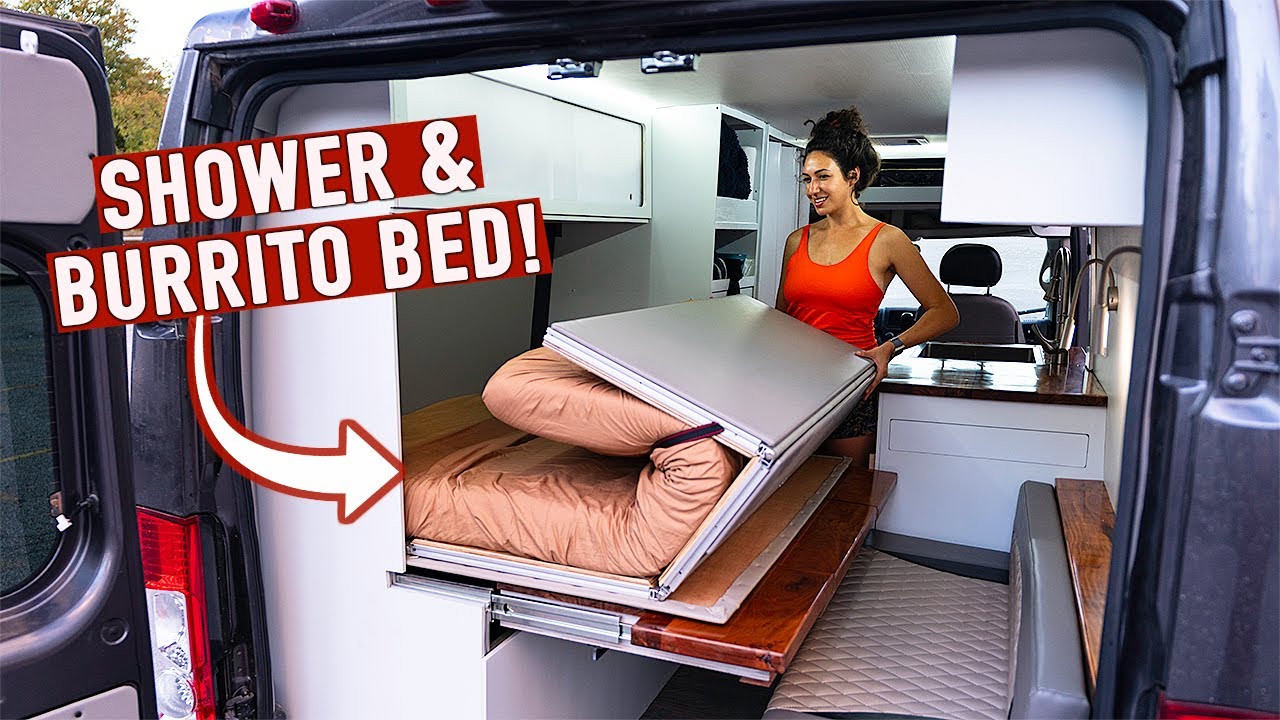 LUXURY Van Tour + DESIGN REVIEW of Innovative Campervan Layout