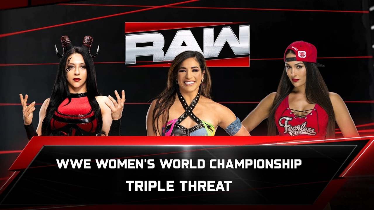 Raquel Rodriguez vs Stephanie Vaquer vs Nikki Bella women's World Championship | WWE 2k25