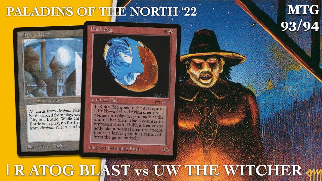 Atog Blast (R) vs The Witcher (UW) | Old School Magic the Gathering - MTG 93/94 | 514