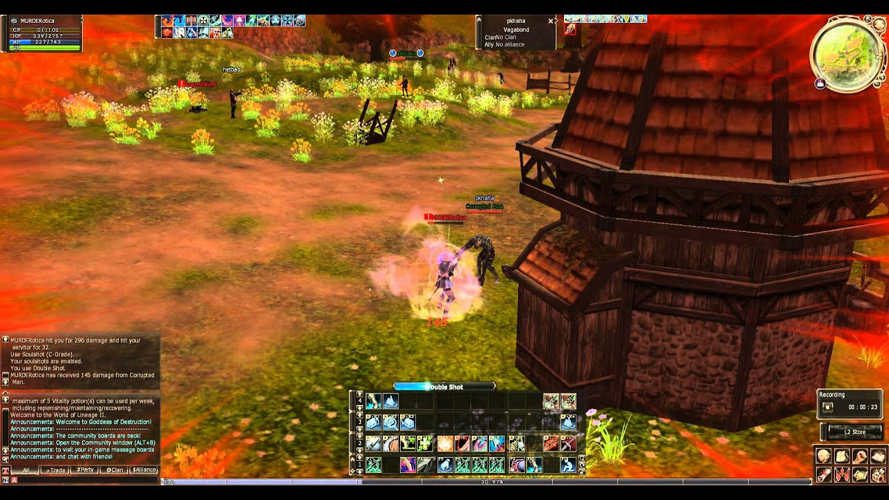 Noob getting owned by Chronos's newest perma red clan 
