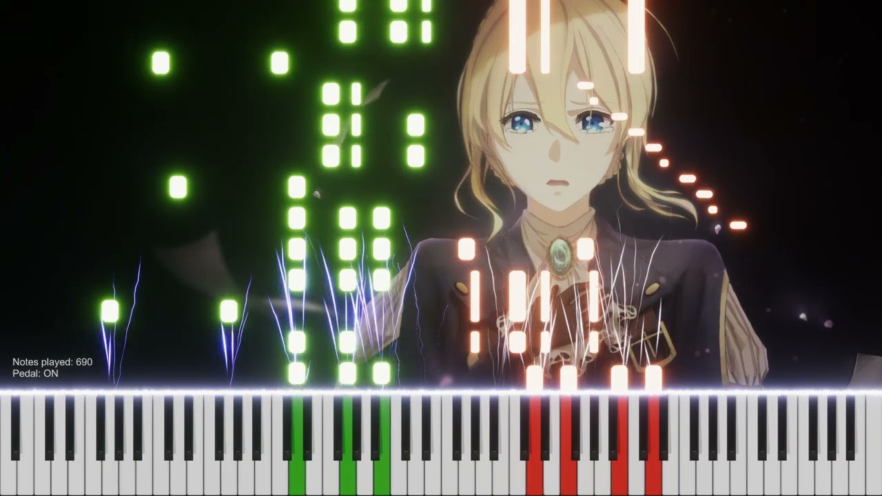 The Songstress Aria - Violet Evergarden - Solo Piano