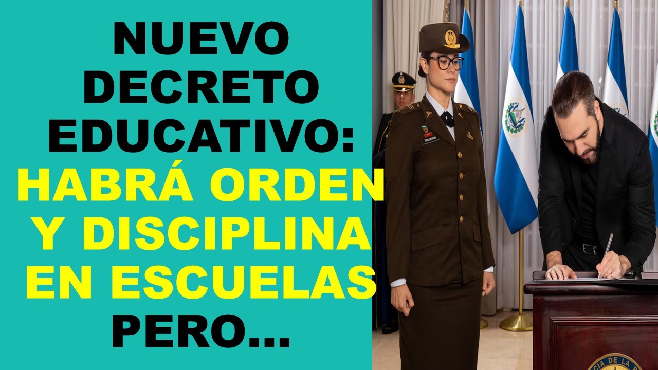 Soy Docente: NUEVO DECRETO EDUCATIVO: HABRÁ ORDEN Y DISCIPLINA EN ESCUELAS, PERO…