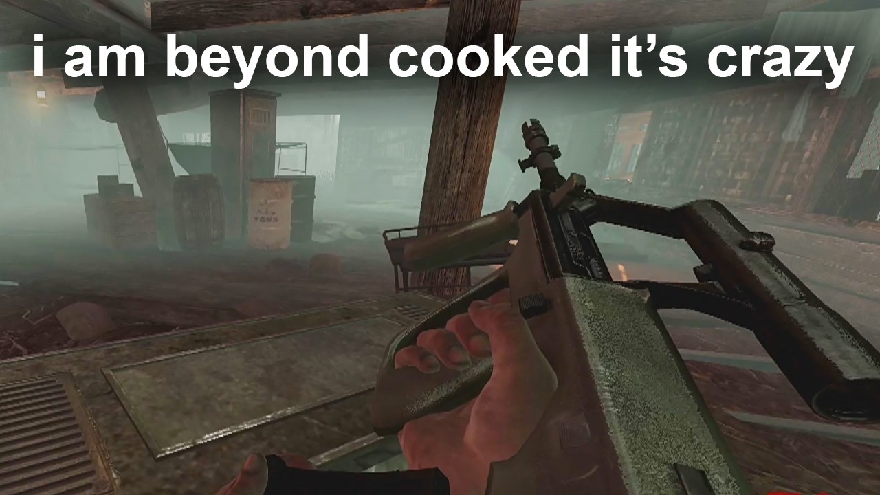 I think i might be cooked chat