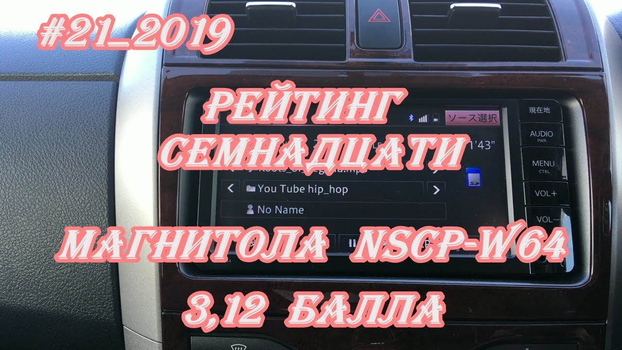 #21_2019 NSCP-W64 рейтинг семнадцати магнитолы
