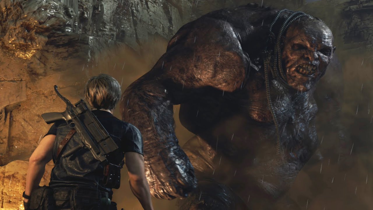 Resident Evil 4 - El Gigante Troll Boss Fight (4K)