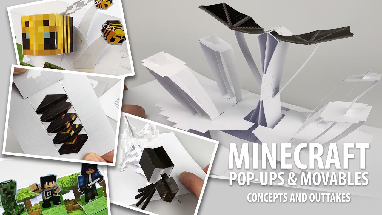 Minecraft Outtakes: Pop-ups and movables