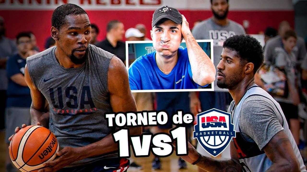 🔥TORNEO de 1vs1 entre DURANT, PAUL GEORGE, BOOKER y la SELECCIÓN DE USA🇺🇸 de 2013 *increíble*