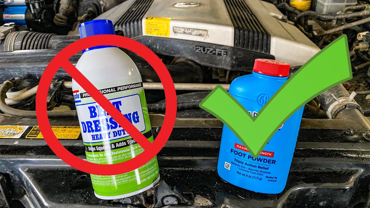 SQUEALING BELT FIX | Serpentine Belt Squeak | I Don’t Use Belt Dressing