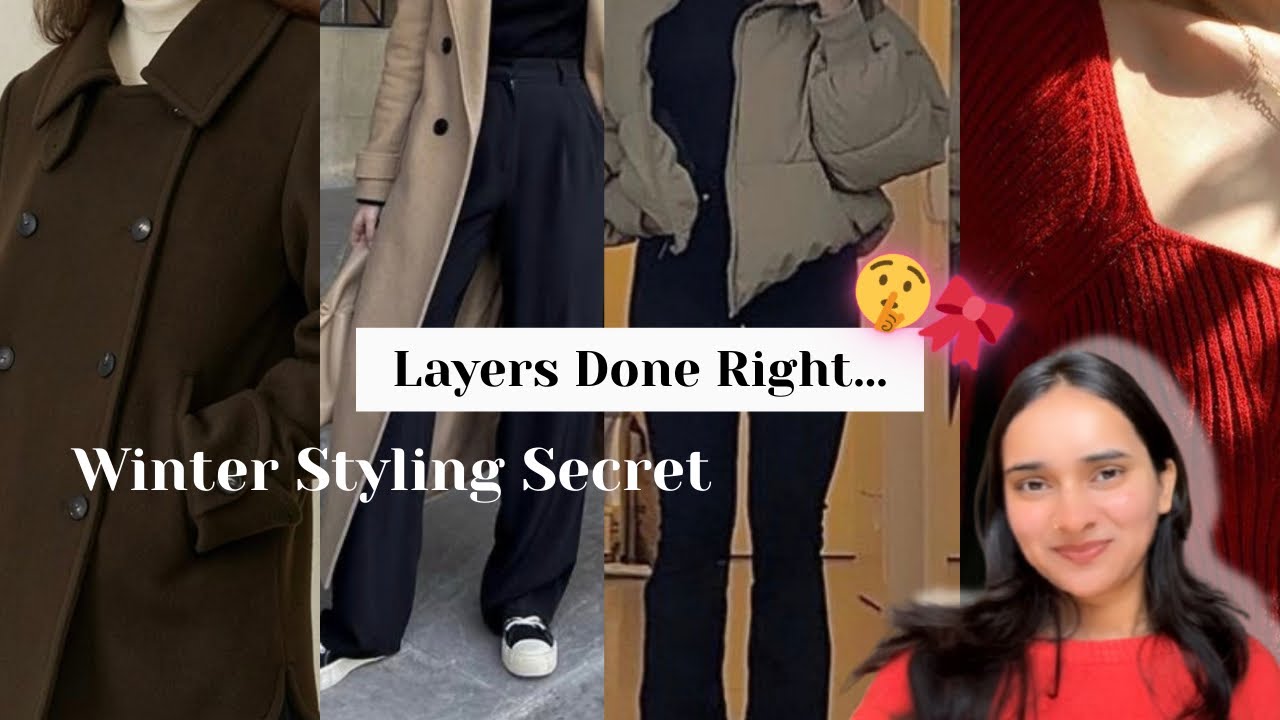 How I Style Winter Without Looking Bulky….🧣👧🏻🥶
