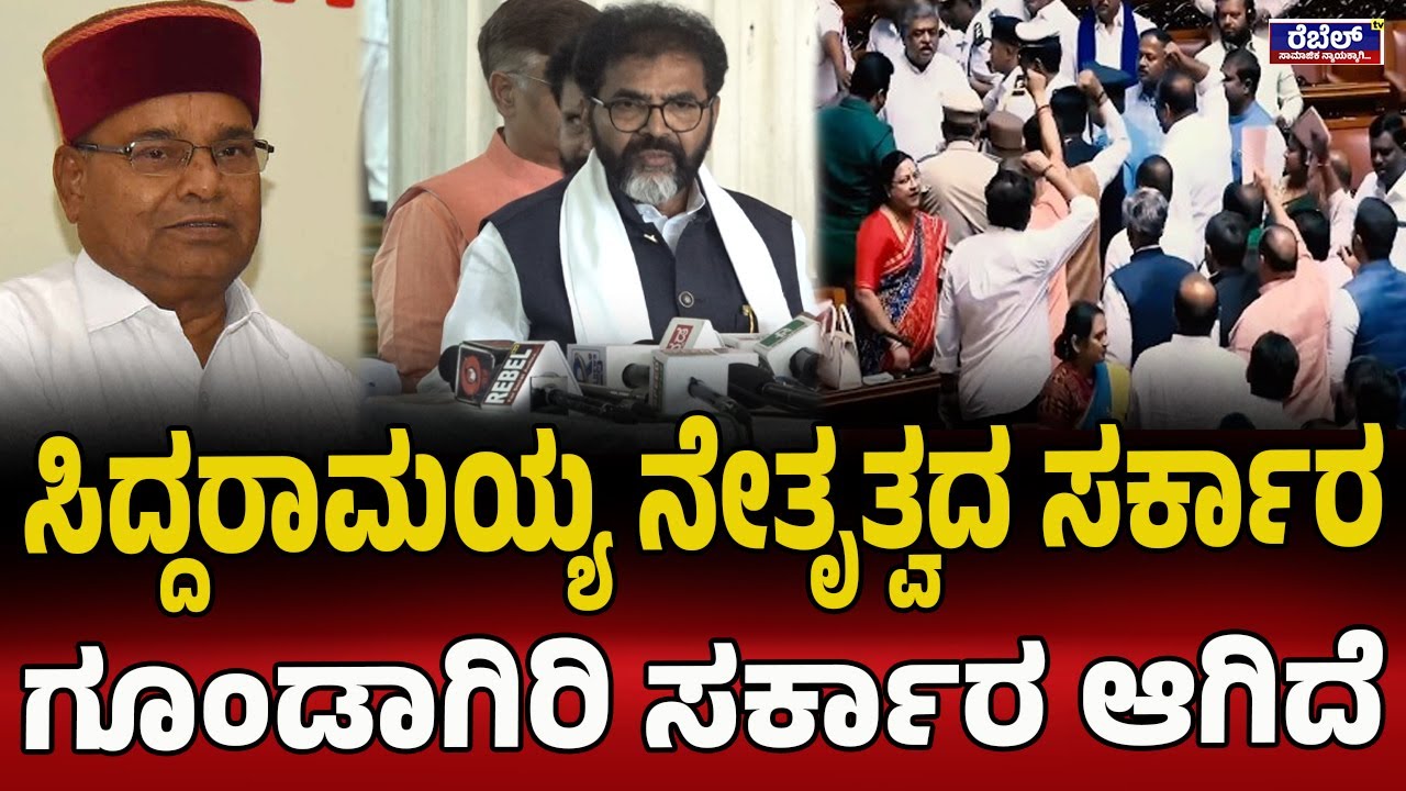 Chalavadi Narayanaswamy : ಸಿದ್ದರಾಮಯ್ಯ ನೇತೃತ್ವದ ಸರ್ಕಾರ  ಗೂಂಡಾಗಿರಿ ಸರ್ಕಾರ ಆಗಿದೆ..! | Rebel TV