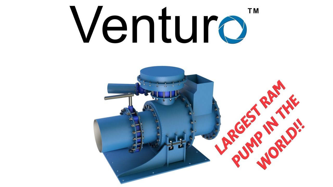The Worlds Largest Ram pump in action by Water Powered Technologies