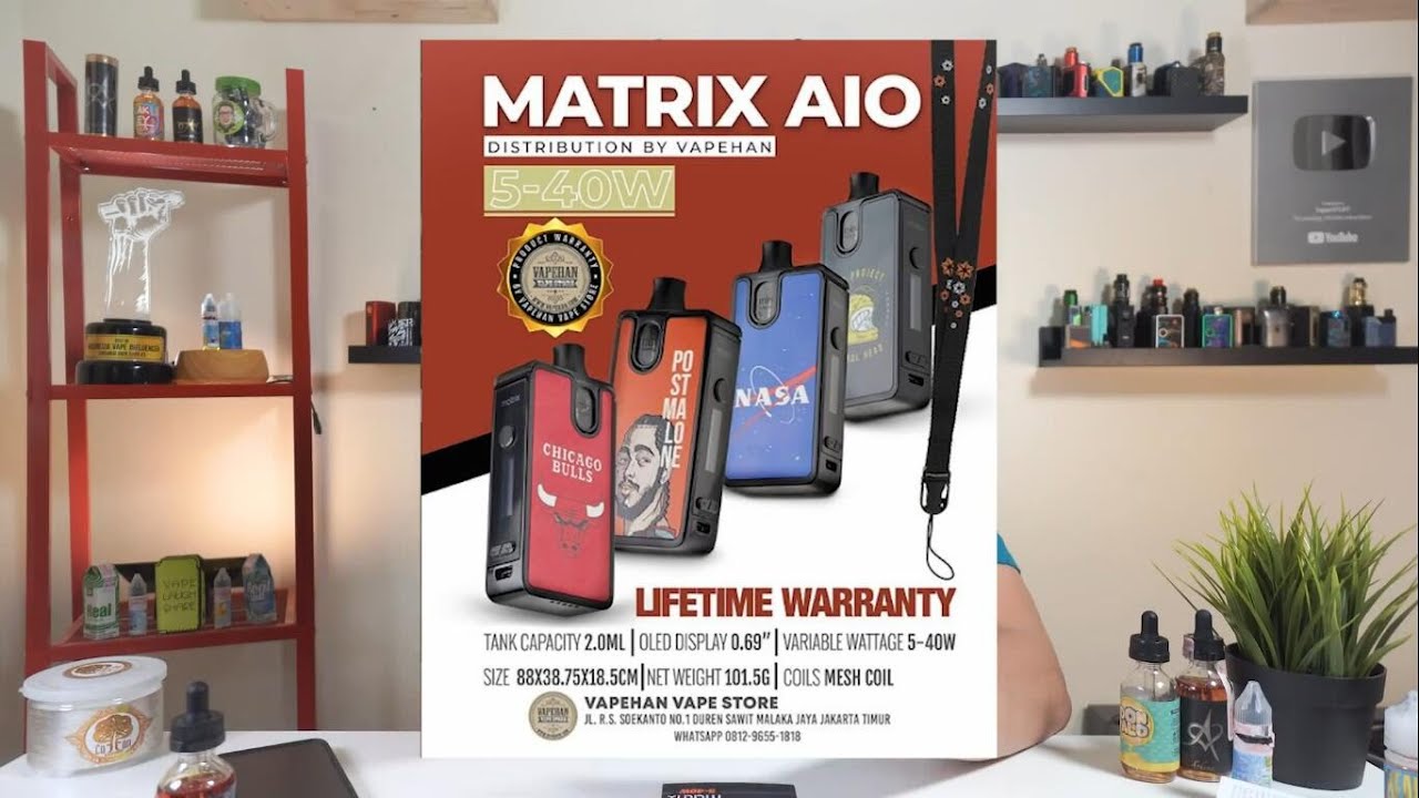 AAAVAPE Matrix AIO Pod System Review by AAA X Vapehan