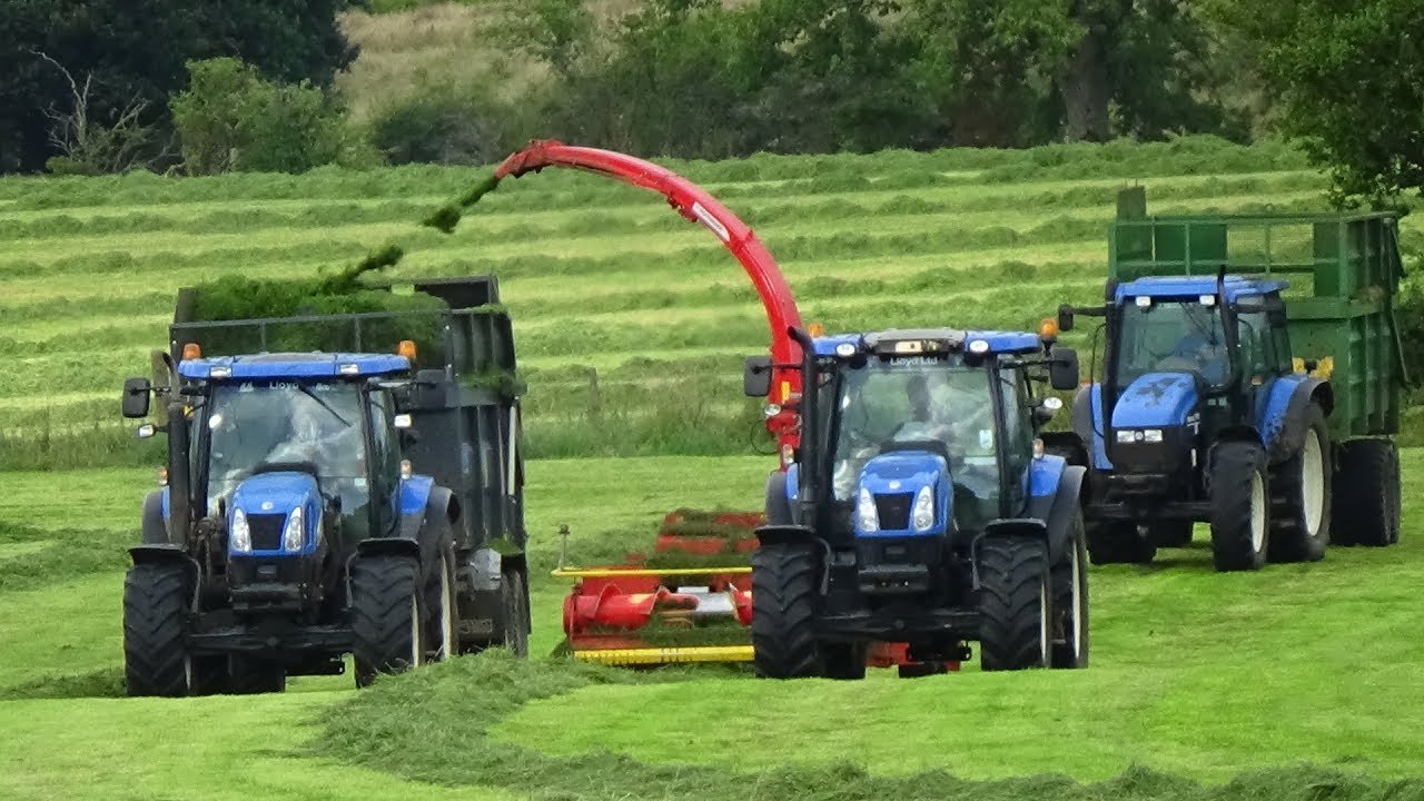 Trailed Silage with Pottinger and New Hollands - Cumbrian Silage 2018