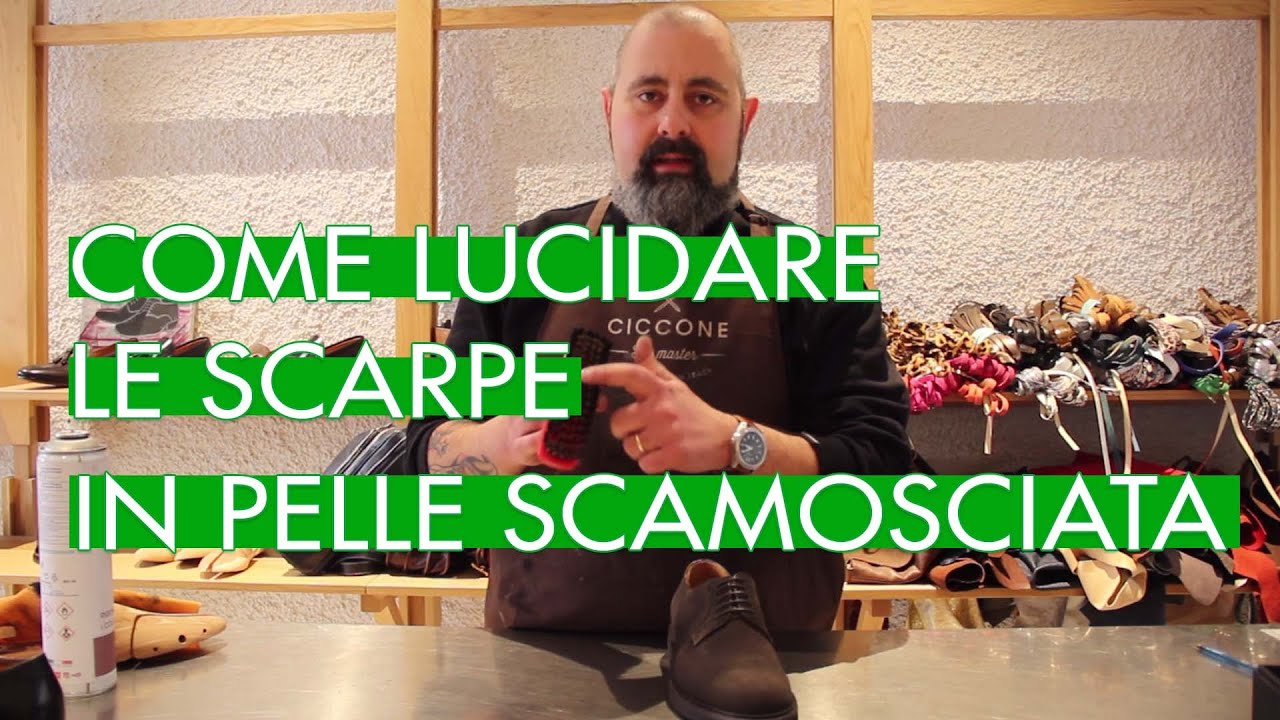 Come pulire una scarpa in pelle scamosciata