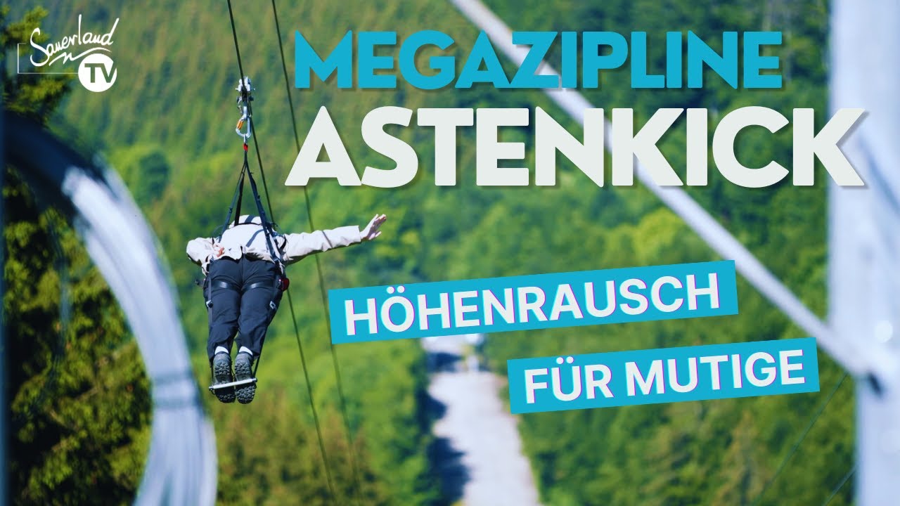 Megazipline Astenkick - Der absolute Kick in der Luft in Altastenberg