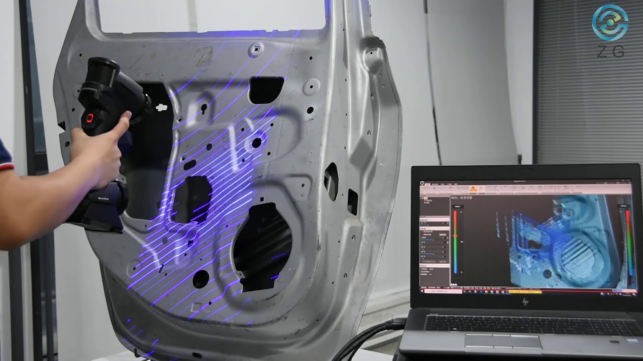 MarvelScan, First Tracker-free and Marker-free Portable 3D laser scanner
