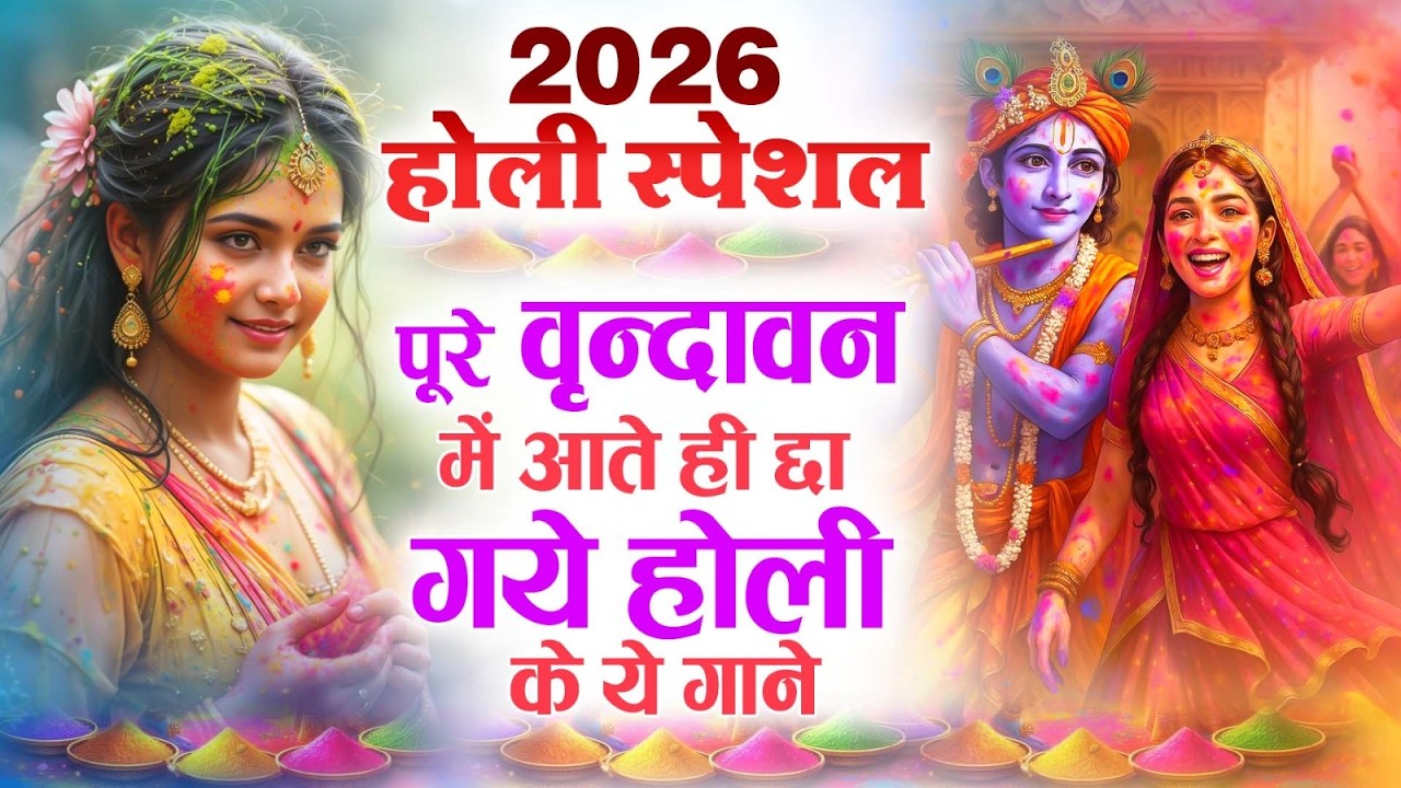 2026 के होली भजन Nonstop Holi Bhajan 2026 | Top10 Radha Krishna Holi Bhajan | 2026 New Holi Song