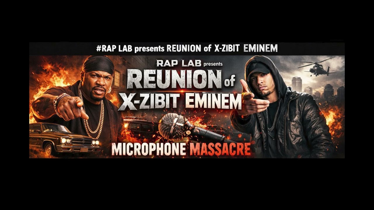 RAP Lab presents  X -ZIBIT vs.  EMINEM Microphone Massacre