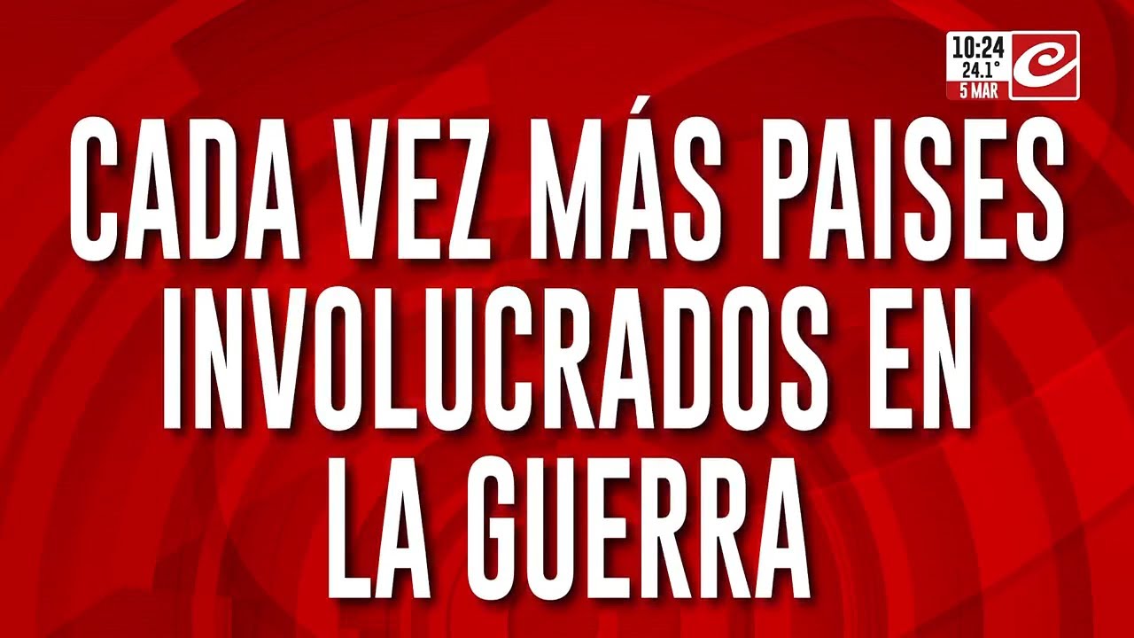 Cada vez más países involucrados en la guerra: ¿Somos el próximo objetivo de Irán?