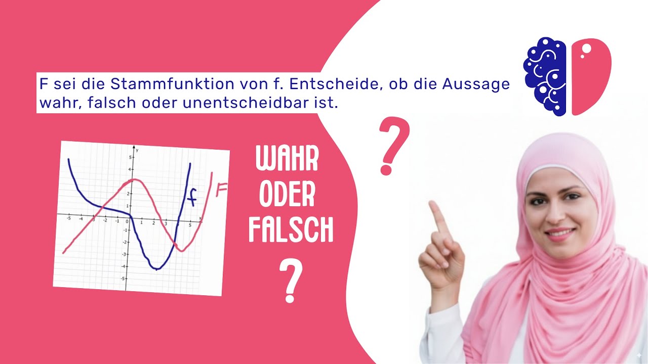 Stammfunktion - Aussagen wahr oder falsch? - Monotonie, Steigung etc.