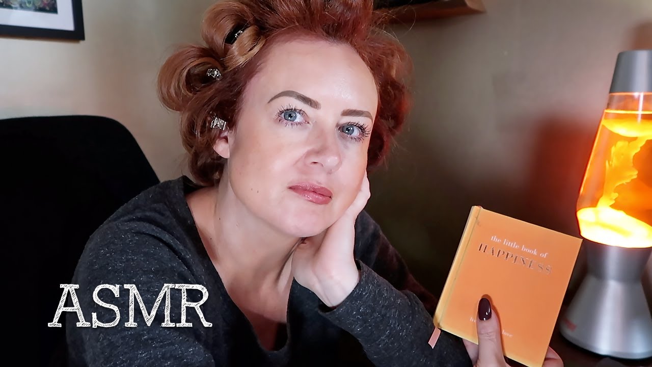 LoFi ASMR 📚 Little Book of Happiness 📚 Old Style, Soft Spoken, Reading