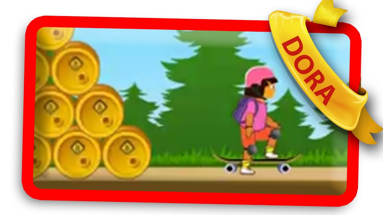 Dora Skateboarding - Online Dora Games