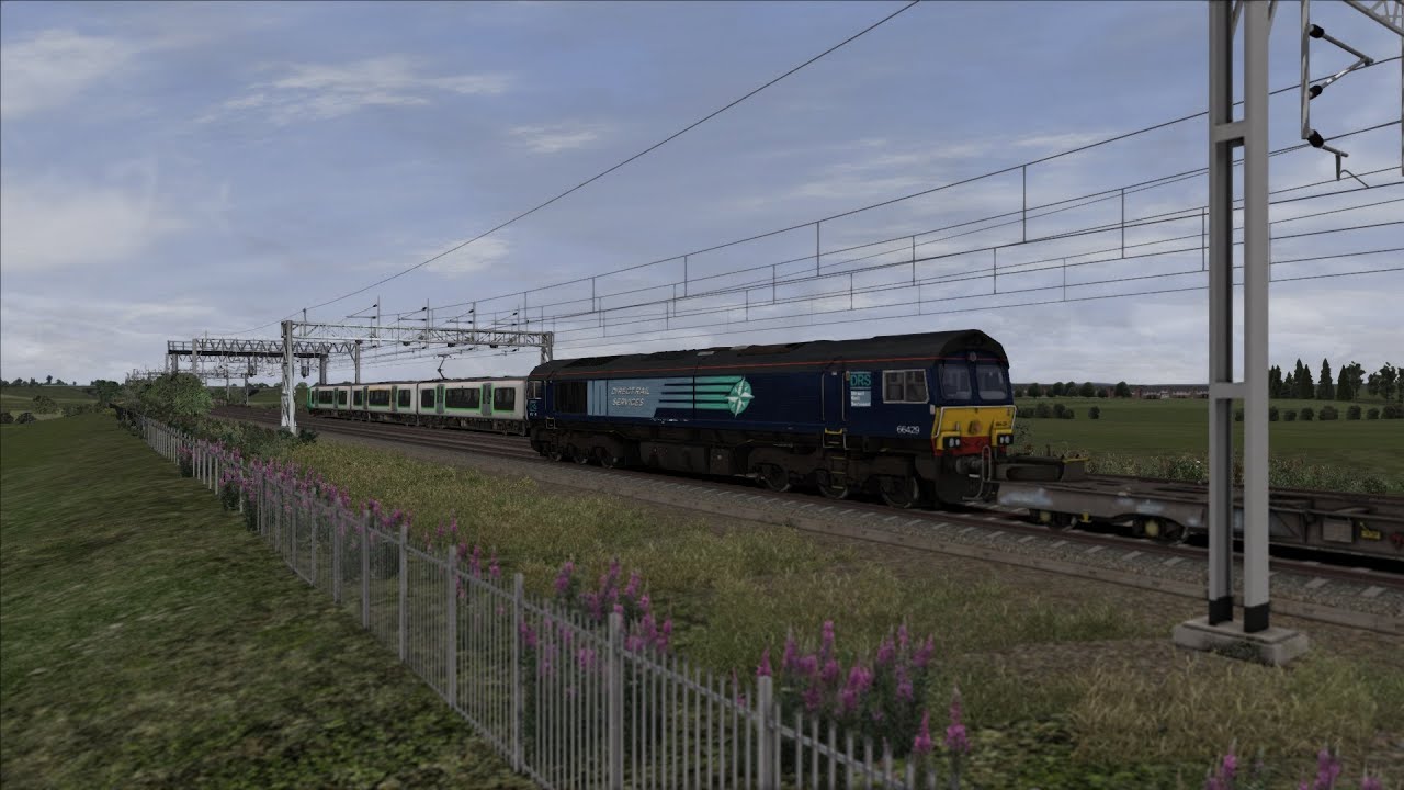 Train Simulator Classic driving the Trent Valley line from Nuneaton to Stafford