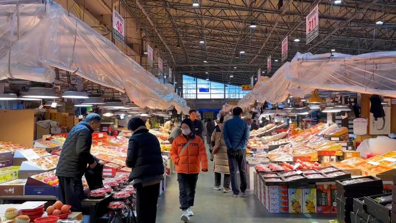 설날 1주전~ 과일동 모습 구경해보세요~ ::인천광역시 삼산농산물도매시장 과일동