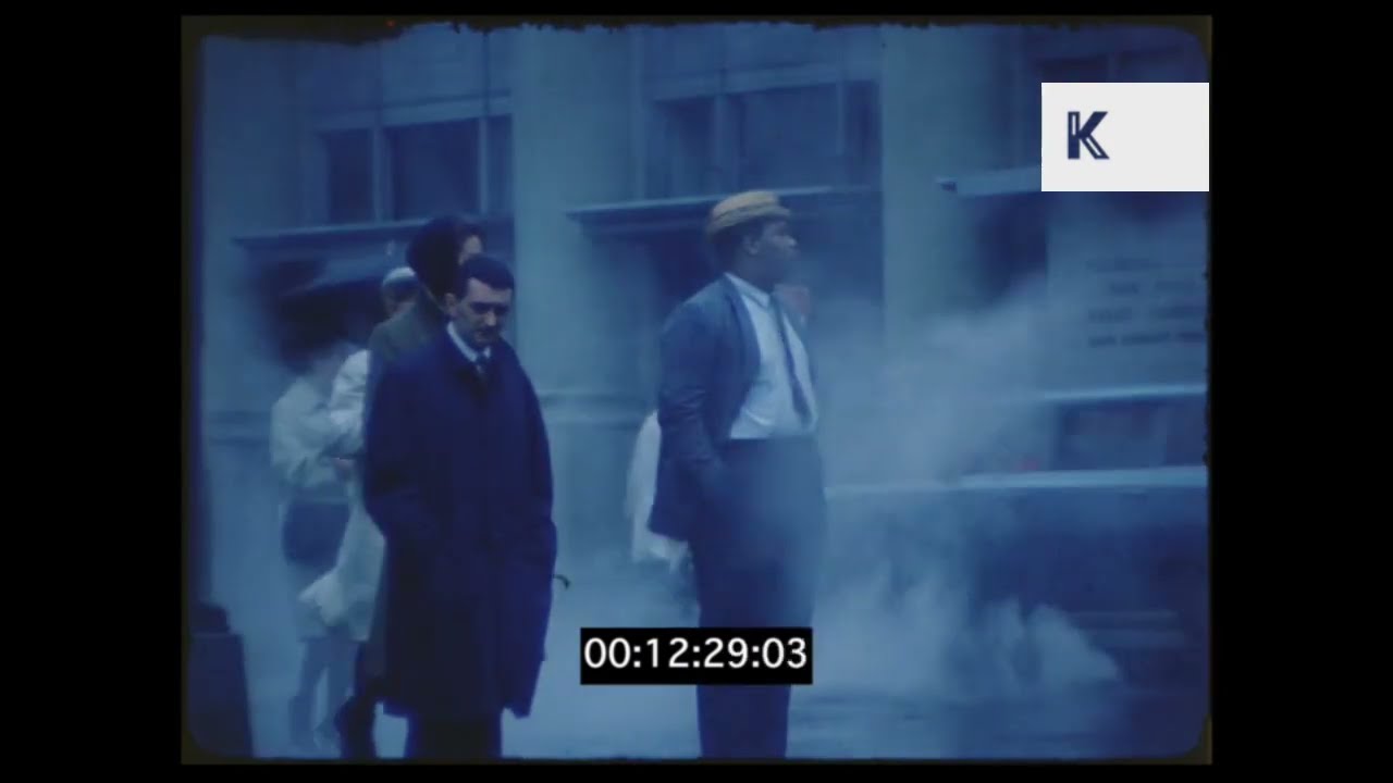 1960s New York, Rainy Street Scenes, 16mm
