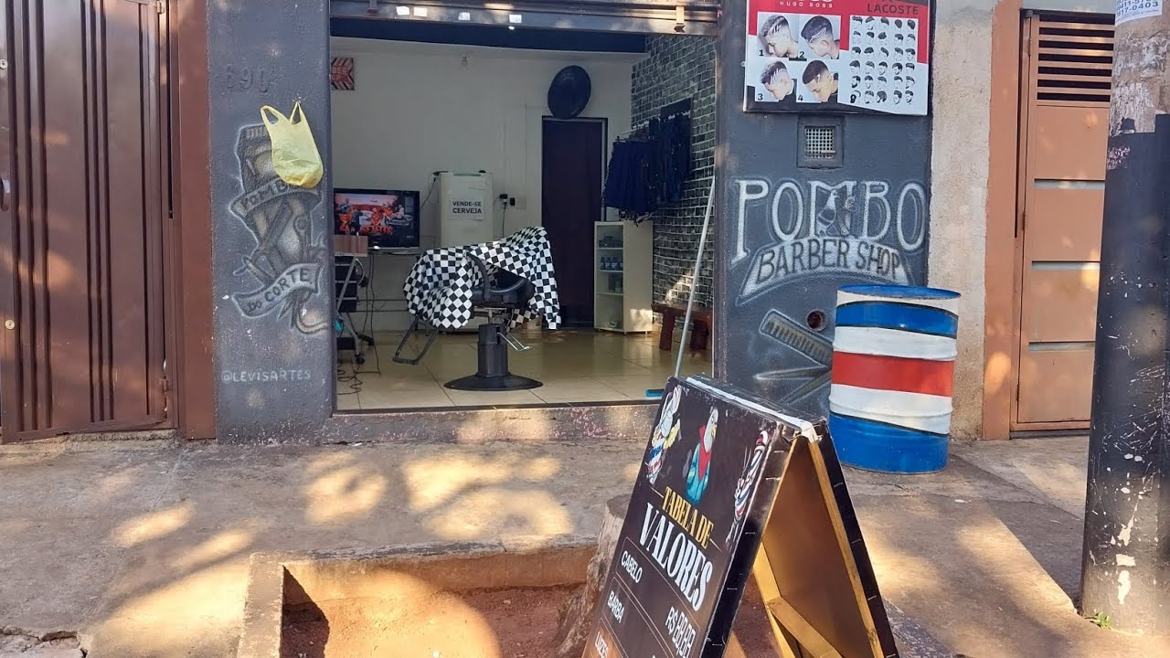 MINHA BARBEARIA DE CARA NOVA!!